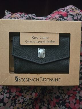 Bob Siemon Genuine Leather Black Key Case